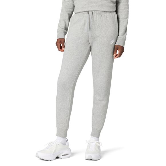 NWT Nike Women's Sportswear Club, Dark Grey Heather/White M - Picture 1 of 7